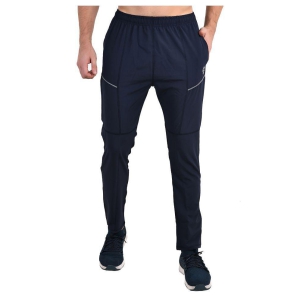 Forbro Polyester Lycra Blend Regular fit Sport /Casual Track Pants for Men | Lower for Boys (Navy) - 2XL