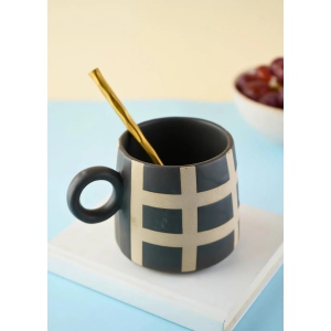 Black Checkered Mug-Single