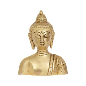 Buddha Showpiece | 100% Pure Brass | Antique Finish