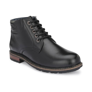 Leeport - Black Mens Chukka Boots - 8