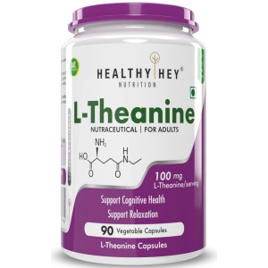 HEALTHYHEY NUTRITION L-Theanine 90 Veg capsule 100 mg Capsule