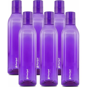 PearlPet - Purple Water Bottle ( Pack of 6 ) - Purple