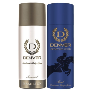 Denver Denver Imperial and Goal Deo Combo (Pack of 2) Men Liquid 330 g