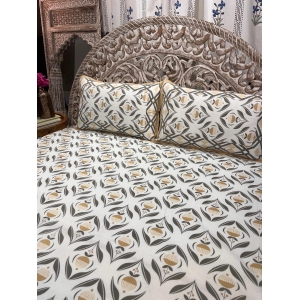 Printed Cotton Bedsheet-King / Fitted