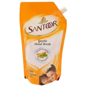 Santoor Classic Sandalwood & Tulsi Hand Wash Refill 750 Ml