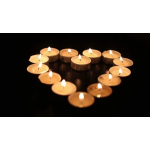 Elecsera Tea Light Candle Wax (White,Approx-4 Hours Burn Time) Candle (White, Silver, Pack of 50)