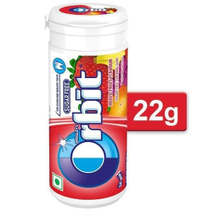 Orbit Mixed Fruit Sugar-Free Chewing Gum 22 Gms