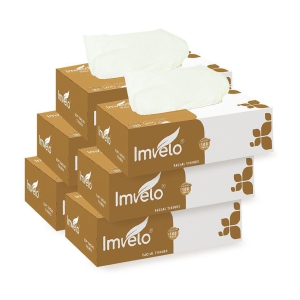 Imvelo - White Paper Face Tissues - 18 x 20 cm