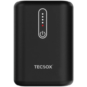 Tecsox 10000 -mAh 5V/3A Li-Polymer Power Bank - Black