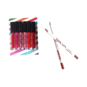ads-matte-me-ultra-smooth-liquid-lipstick-set-of-6-free-2-lip-pencil-6-ml