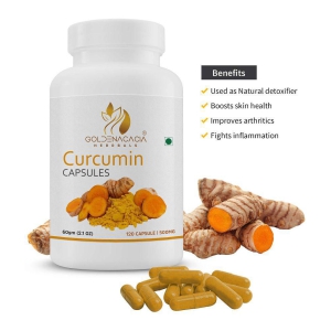 GOLDENACACIA HERRBALS Curcumin 500mg 120 Capsule 1 no.s