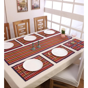 Bamboo Dining Mats - Multi Purple (Set of 13)