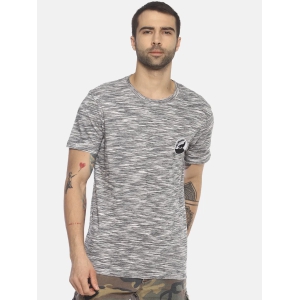 Wolfpack Men Black Space Dyed T-Shirt-XS