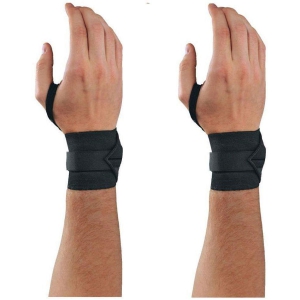 EmmEmm - Black Wrist Support ( Pack of 2 ) - Transparent