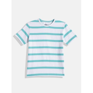 Boys Striped Round Neck T-shirt