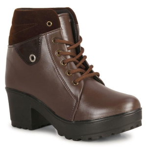 Commander - Brown Women's Ankle Length Boots - None