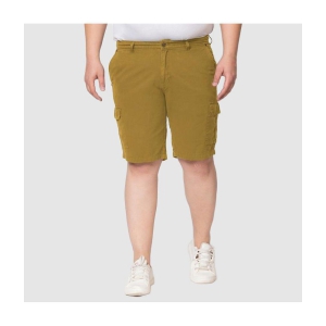 IVOC Khaki Cotton Mens Chino Shorts ( Pack of 1 ) - None