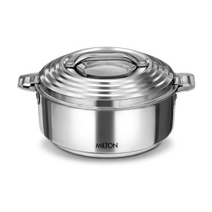 Milton Galaxia 1000 Insulated Stainless Steel Casserole, 1250 ml (1.3 qt.), Insulated Thermal Serving Bowl, Keeps Food Hot & Cold for Long Hours, Food Grade, Elegant Hot Pot Food Warmer/Cool