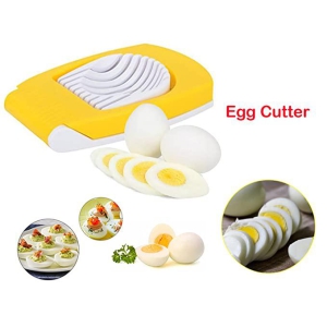 Multi Purpose Egg & Mushrooms Cutter/Slicer with Stainless Steel Wire Egg Grater & Slicer, Multicolor