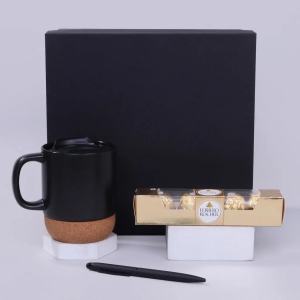 Cork Base Mug Gift Set