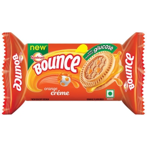 Sunfeast Bounce Biscuits  Orange Creme Cookies 30 G