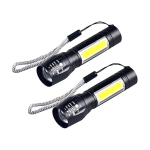 Generic - 10W Rechargeable Flashlight Torch ( Pack of 2 )
