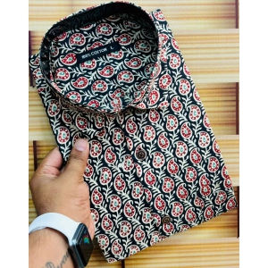 Black & Red Batik Print-XL