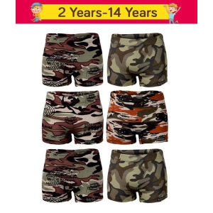 Bodycare Boys Camouflage Printed Brief Pack of 6 - 9-10 Years