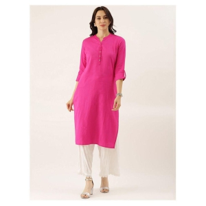 divena-pink-cotton-womens-straight-kurti-xl