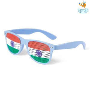 India Tricolor Sunglasses-Sky Blue