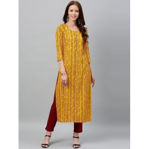 kipek-mustard-rayon-womens-straight-kurti-pack-of-1-none