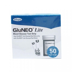 GluNEO Lite 50 Test Strips Infopia Expiry March 2024