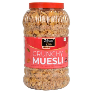 Mevabite Muesli 1 kg - Nutty Nirvana | No Maida | Millets & Cereals - Muesli Fruit and Nuts - Oats Multigrain - Healthy Food & Breakfast Cereal - Diet Food