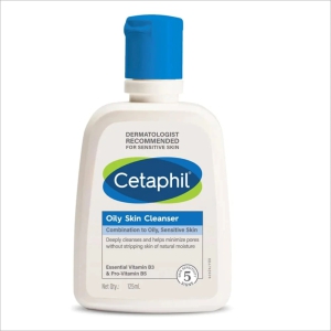 Cetaphil Oily Skin Cleanser 125ml - Daily Face Wash for Clean and Clear Skin-60 ml pack of 1