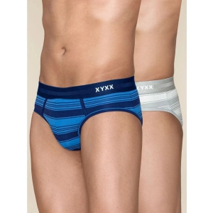 XYXX - Multicolor Cotton Mens Briefs ( Pack of 2 ) - None