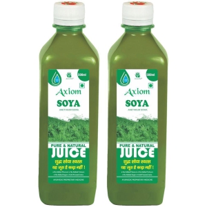 Axiom Soya Juice 500ml (Pack of 2)|100% Natural WHO-GLP,GMP,ISO Certified Product