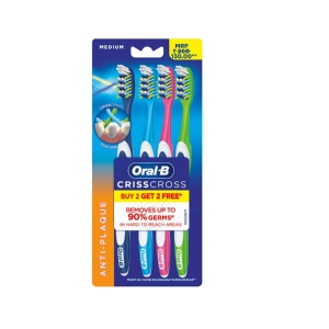 Oral B Pro Health Toothbrush Medium Buy 2 Get 2 Free