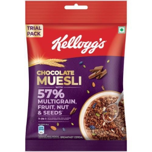 Kelloggs Chocolate Muesli - With 57% Multigrain, Fruit, Nut & Seeds, 75 g