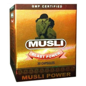 Dr Chopra Musli Blast Power 100% Natural For Immunity  pack of 2 Capsule 60 no.s