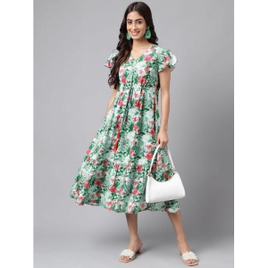 janasya-polyester-printed-midi-womens-fit-flare-dress-green-pack-of-1-none