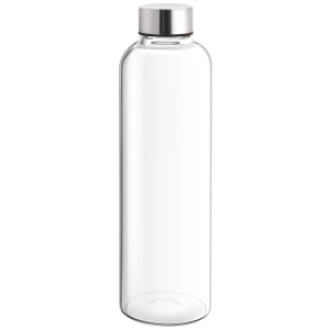 Treo By Milton Clarion Borosilicate Glass Water Bottle, 760 ml, Transparent | Microwave Safe | Leak Proof | BPA Free | Scratch Resistant | Dishwasher Safe | Odour Free - Transparent