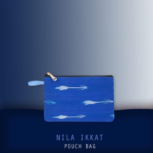 Nila Ikkat Pouch