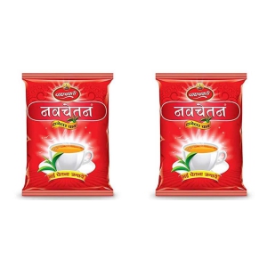 Wagh Bakri Navchetan Danedar Chai | Strong Leaf Tea | 250 Gm Pack | Pack of 2 | 500 Gm Pack