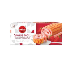 Winkies Strawberry Swiss Roll