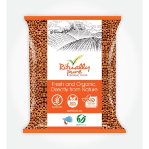 Ritually Pure 100% Organic | Dry & Unpolished Pulses |Kala Chana| 500 Gm Pack