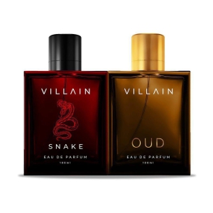 VILLAIN - Daring Duo Mens Snake & OUD Perfume 100ml Eau De Parfum (EDP) For Men 2 ( Pack of 2 )