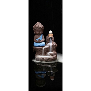 x-cross-multicolour-resin-monk-buddha-smoke-backflow-pack-of-1