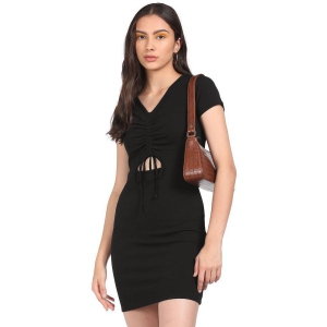 Sugr - Polyester Black Women's Shift dress ( Pack of 1 ) - None