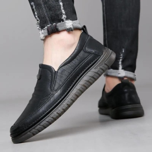 Mens Trendy Daily wear Casual Shoes-black 1040-6