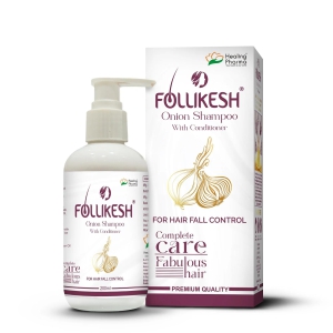 Follikesh Onion Hair Shampoo with Conditioner-200ml